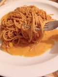 Spaghetti jugoso con cerdo desmenuzado