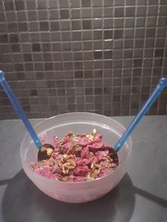 Φωτογραφία της συνταγής Παντζαροσαλάτα με καρύδια!!!!