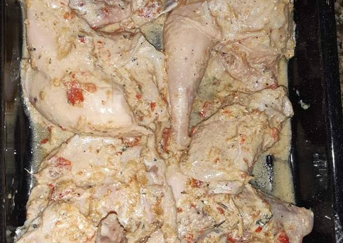 Recipe of Speedy Roasted chicken with groundnut cake powder