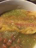 Tacos de jamón capeados