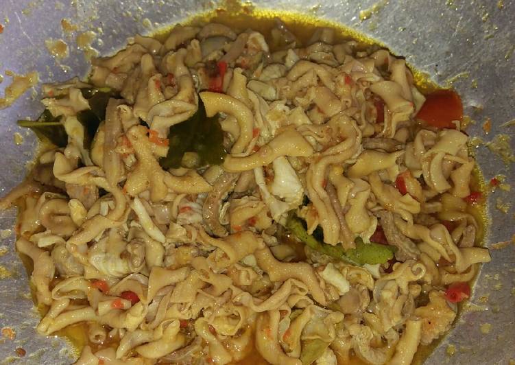 Resep Usus ayam bumbu kuning, Menggugah Selera