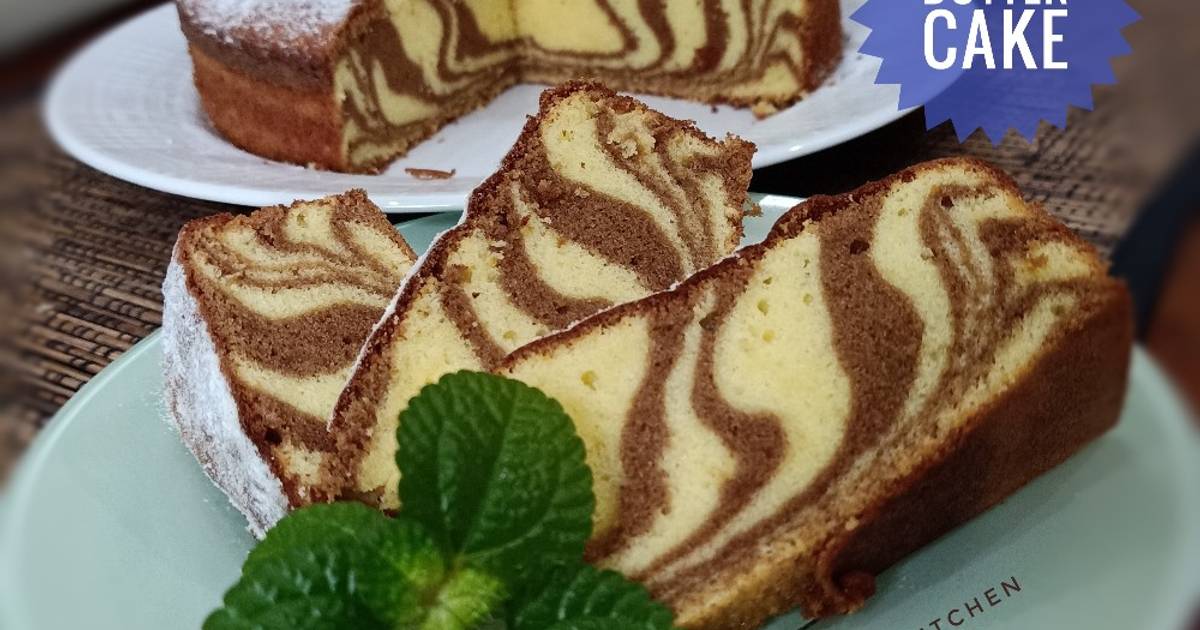 Resep Zebra Butter Cake oleh Sari's Kitchen Cookpad