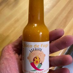 A picture of Pineapple-Mango Ghost Pepper Hot Sauce (X-Hot! 🔥).