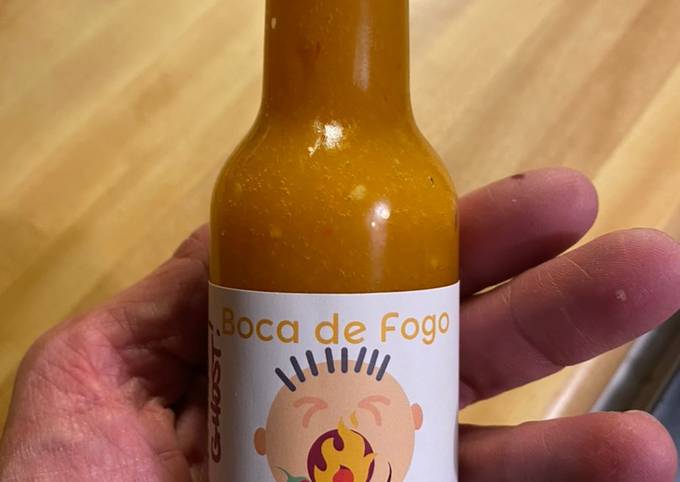 Pineapple-Mango Ghost Pepper Hot Sauce (X-Hot! ๐ฅ)