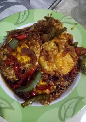 Foto resep "telor ceplok kecap