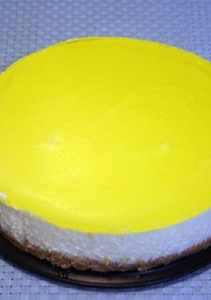 Una foto de Tarta mousse de limón sin gluten