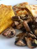 Quesadillas y Omelette