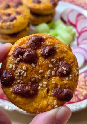 Una foto de Pancitos saludables de queso y semillas de sésamo, low carb con harina de coco 🥥