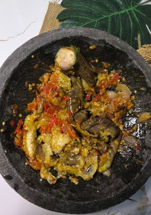 Foto resep Sambal Terong Ungu