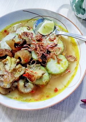 Foto resep Lontong Kikil Surabaya
