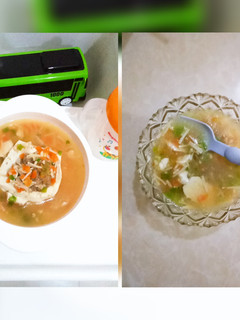 Foto resep Mpasi 11m+tahu baso kuah kinoki