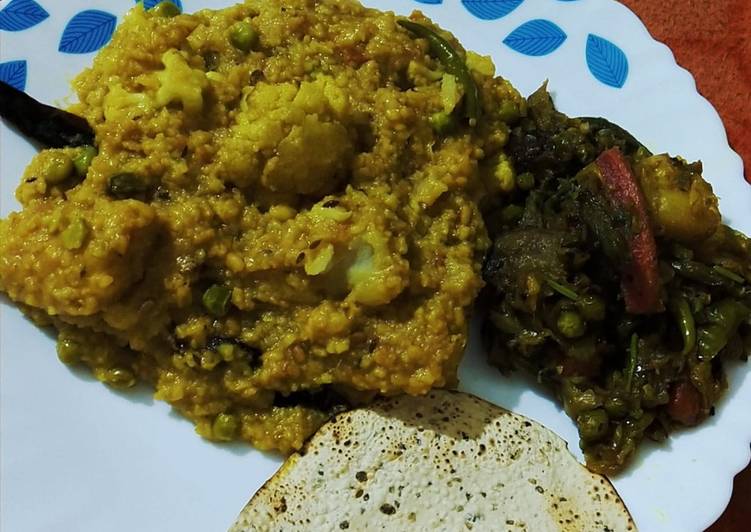 Recipe of Quick Bengali Style Bhog Khichdi