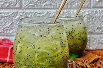 Cara Bikin Es Melon Selasih Untuk Jualan