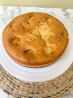 Une photo de Gâteau aux pommes caramélisées