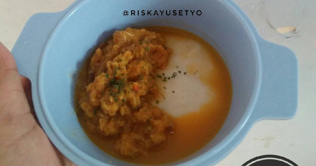 Resep Bubur Ikan Kembung Saus Tomat Mpasi 7bulan Oleh Riska Yusetyo