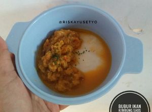 Foto resep Bubur ikan kembung saus tomat mpasi 7bulan