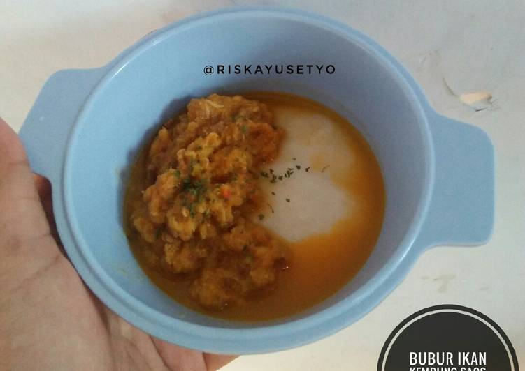 Bubur ikan kembung saus tomat mpasi 7bulan