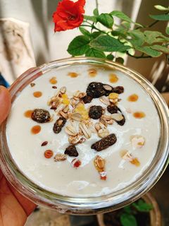 Hình của món Tiramisu phiên bản eat clean.