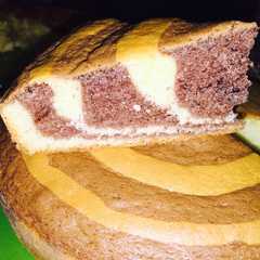 Una foto de Torta marmolada con onda