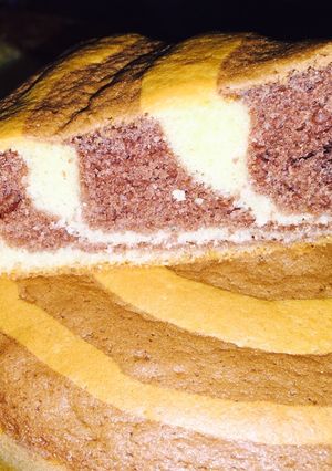 Una foto de Torta marmolada con onda