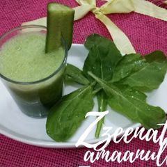 Green tea Spinach and Cucumber Smoothie A picture of Green tea Spinach and Cucumber Smoothie.