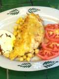 Pescado con garbanzos