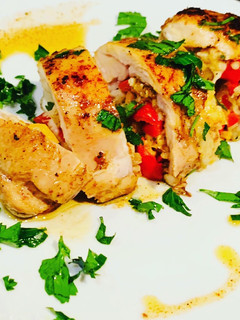 Una foto de Pollo Relleno a la Tandoori