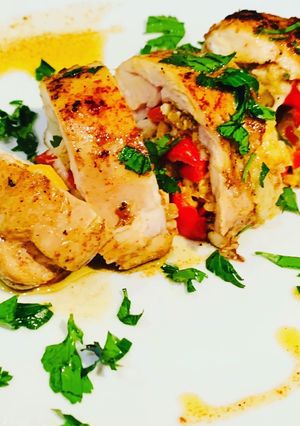 Una foto de Pollo Relleno a la Tandoori