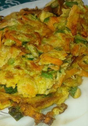 Foto resep Dadar sayur balita "gtm"
