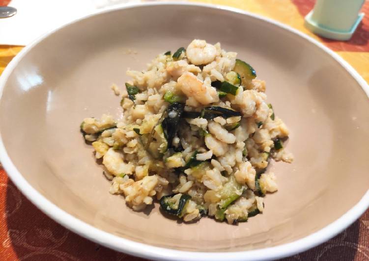 How to Make Fatto in casa super veloce Risotto con zucchine e gamberetti