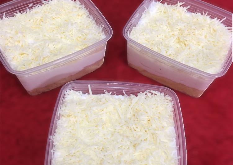 Resep Milk bath dessert box (kukus) yang Bisa Manjain Lidah