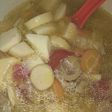 Sup tahu sutra dan putih telur