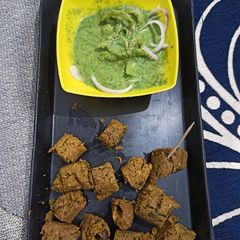 A picture of Chana shami kabab.