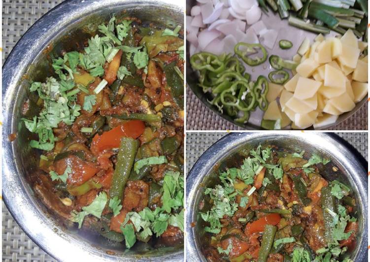 Easiest Way to Make Perfect Bhindi Aloo Payza