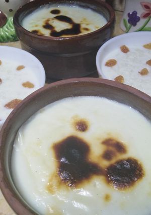 صورة لوصفة ارز باللبن بالشوكولاته البيضا 😋