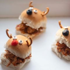 A picture of Reindeer sloppy Joe slider.