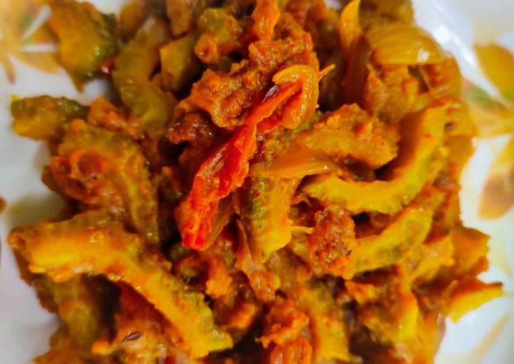 Steps to Make Ultimate Karela besan sabji