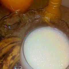 A picture of Banana milk shake.
