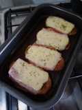 Parmegiana de empanado de frango (nuggets)