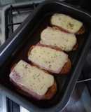 Parmegiana de empanado de frango (nuggets)
