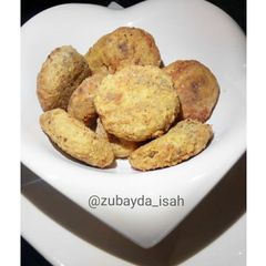 A picture of Sweet potato - mince meat Patties.