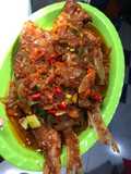 Ikan jangki saus padang