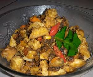 Resep mudah Sambel goreng kerang tahu tempe enak Yummy Mantul