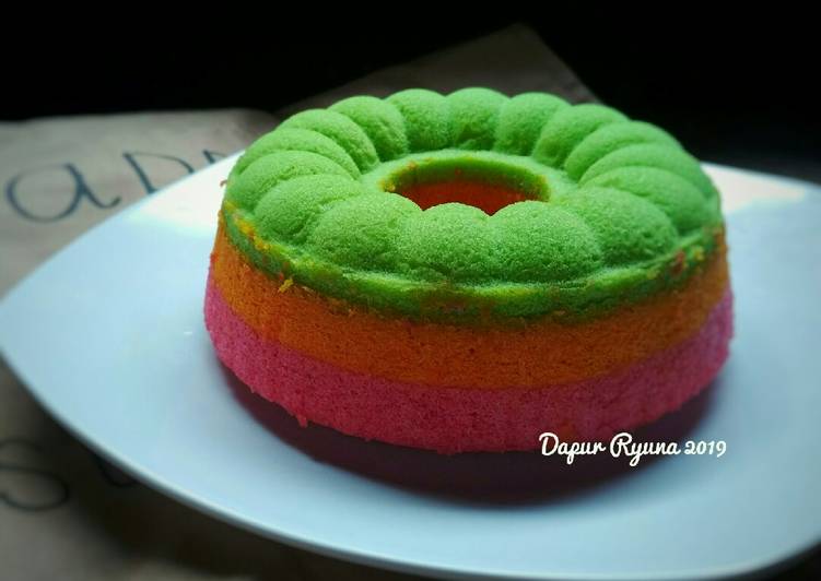 Resep Bolu Kukus Pelangi Oleh Putri Dapur Ryuna Cookpad