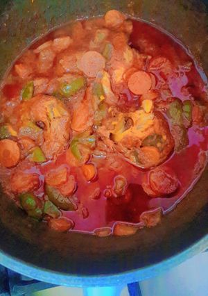 عکسی از دستور مرغ و زرشک خودم
