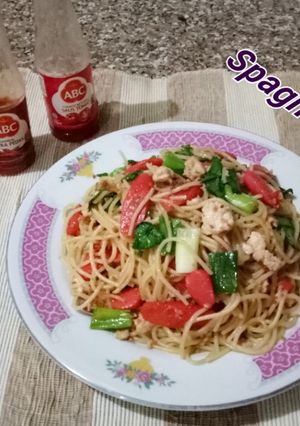 Foto resep Spaghettini Goreng