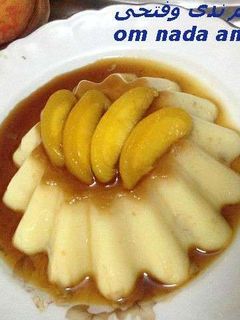 صورة لوصفة طريقة عمل كريم كراميل بالخوخ 🍑🍑من قناة حنان الوراقى قناة متنوعة