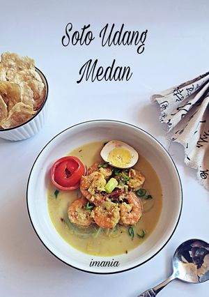 Foto resep Soto Udang Medan (Susu Evaporasi)