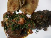 A picture of chapati lemon