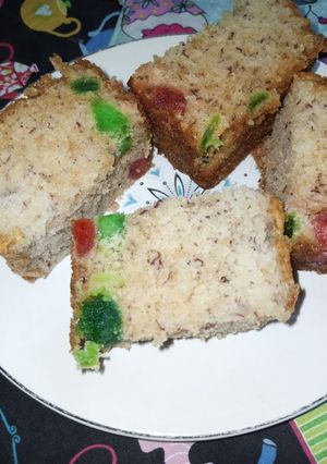 A picture of Tuitty Fruity Banana Cake.